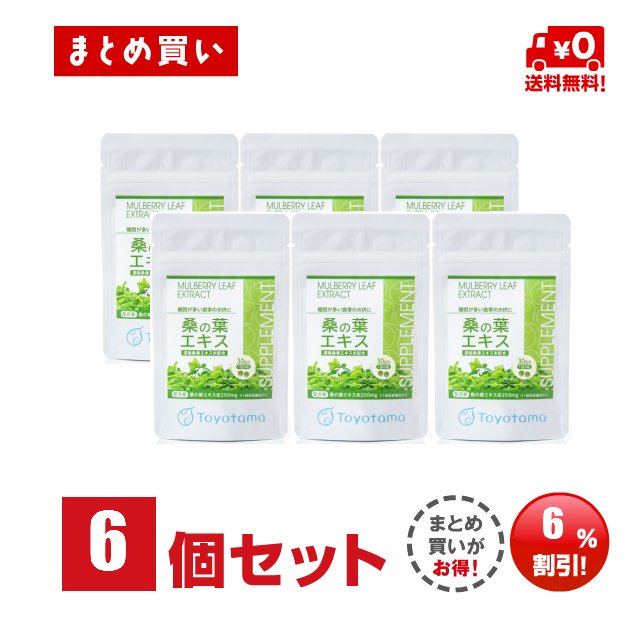桑の葉エキスまとめ6セット